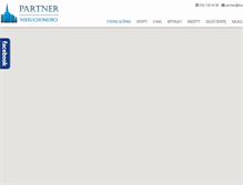 Tablet Screenshot of biuro-partner.com
